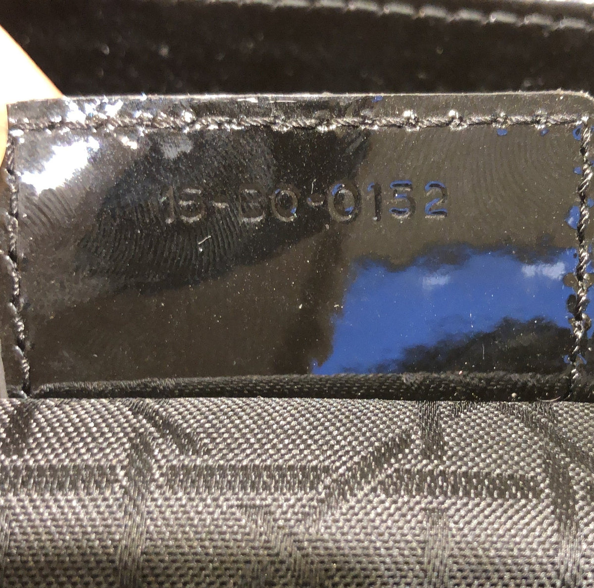 Lady Dior Bag Cannage Quilt Patent Medium