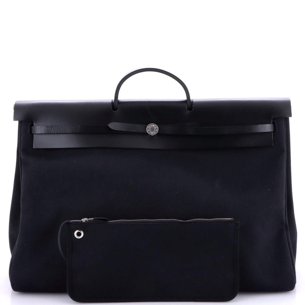 Herbag Zip Leather and Toile 50