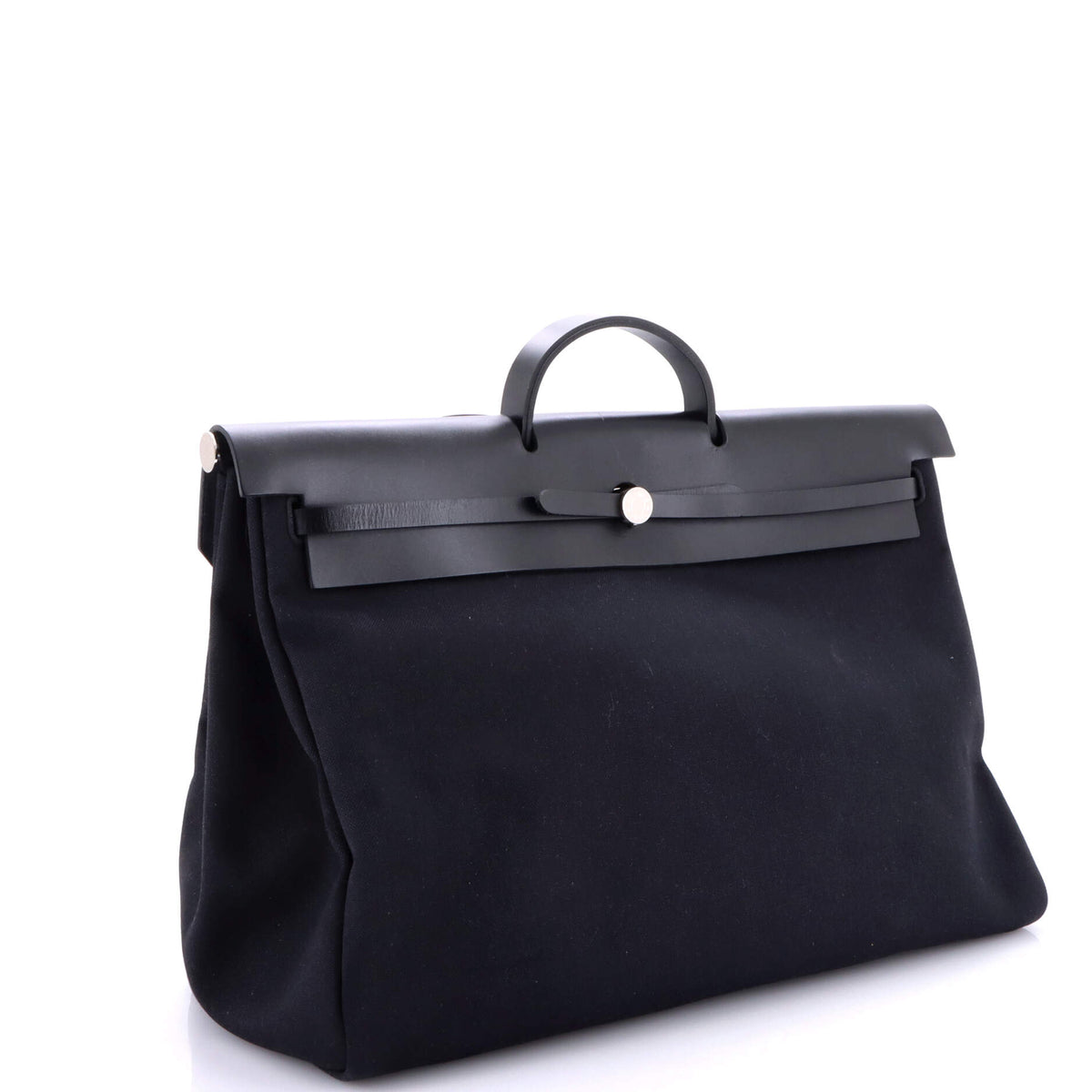 Herbag Zip Leather and Toile 50