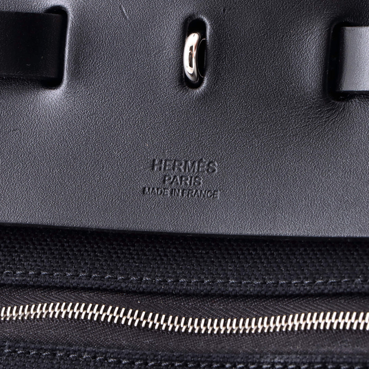Herbag Zip Leather and Toile 50