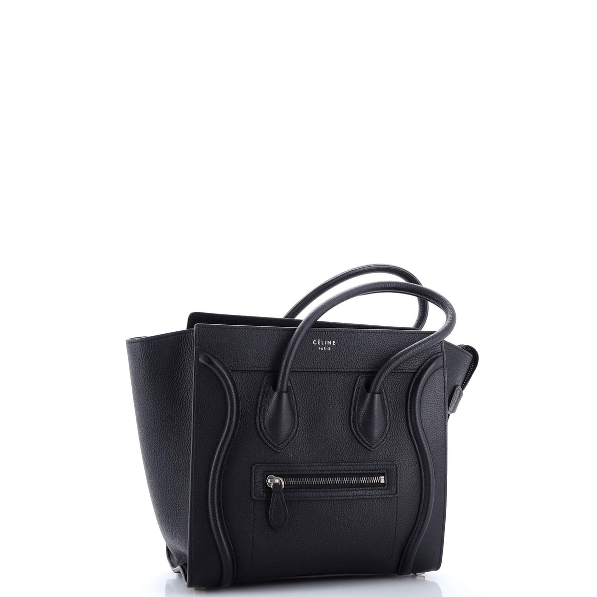 Luggage Bag Grainy Leather Micro