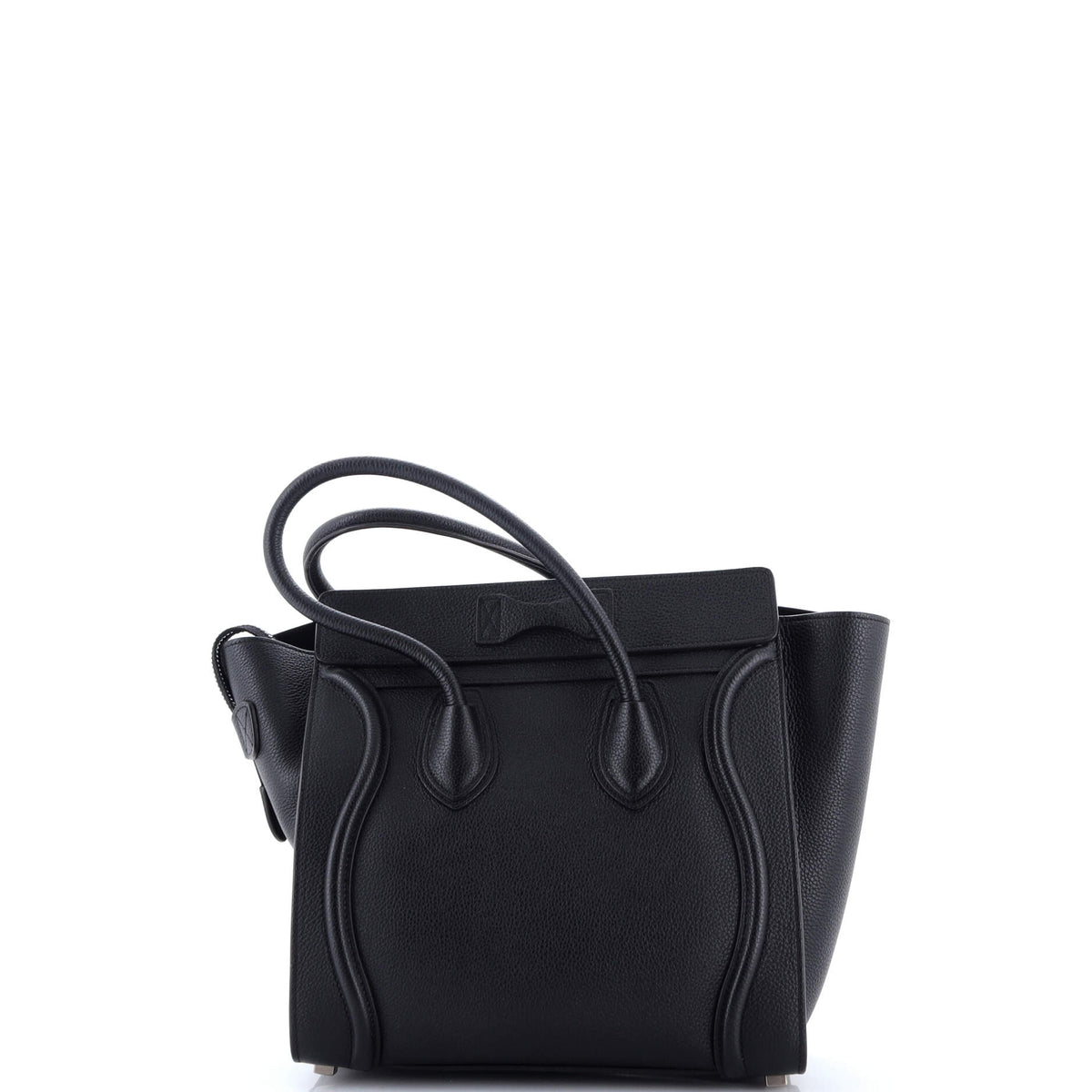 Luggage Bag Grainy Leather Micro