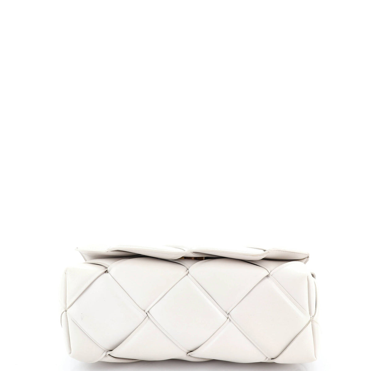 Top Handle Shoulder Bag Padded Maxi Intrecciato Leather