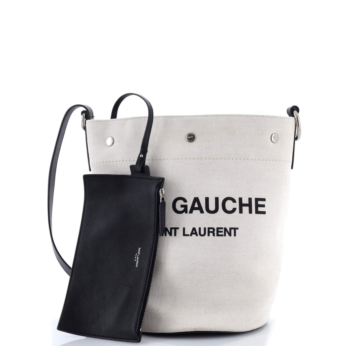 Rive Gauche Bucket Bag Canvas