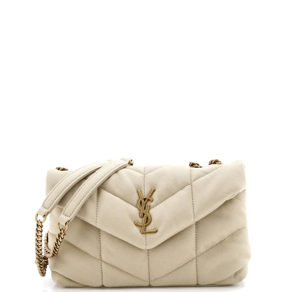 Loulou Puffer Shoulder Bag Quilted Canvas Mini