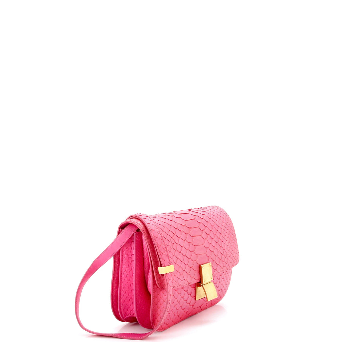 Classic Box Bag Python Medium