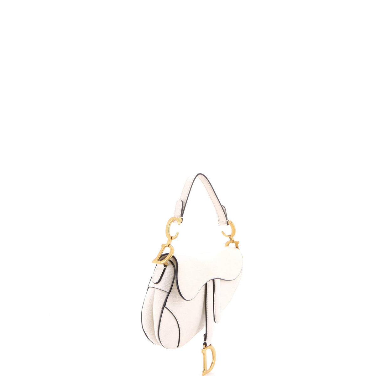 Saddle Handbag Leather Mini