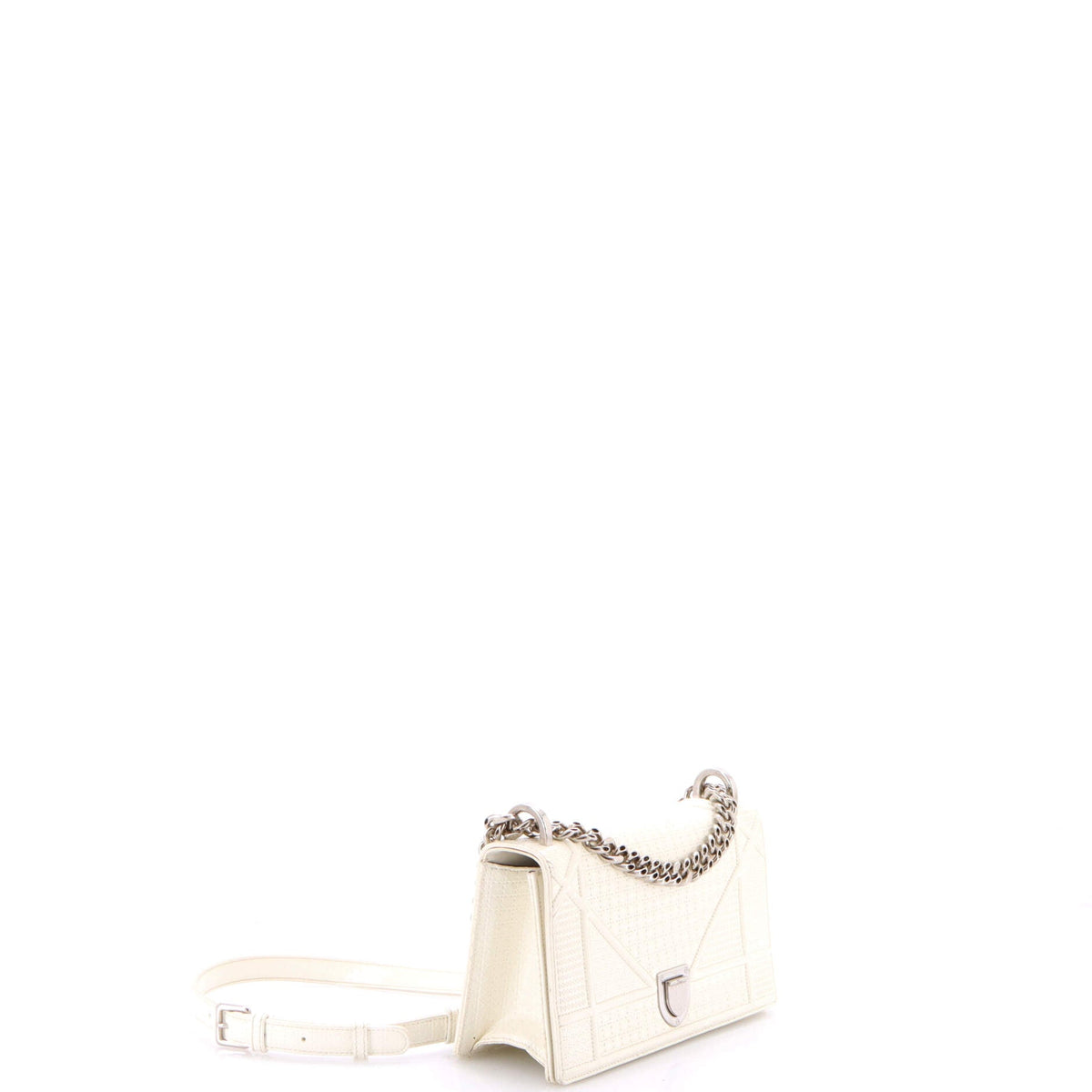 Diorama Flap Bag Cannage Embossed Calfskin Small