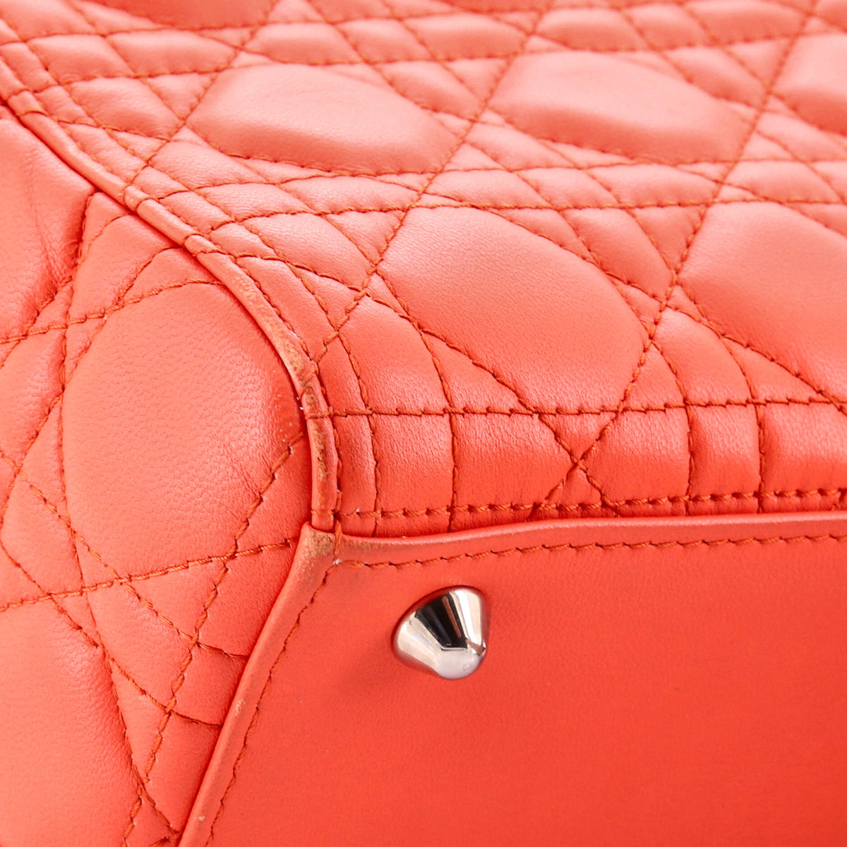Lady Dior Bag Cannage Quilt Lambskin Large