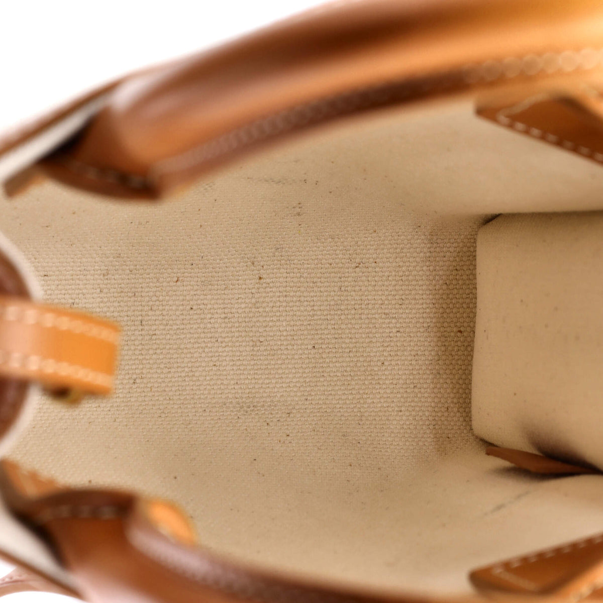 Vertical Cabas Tote Canvas with Leather Mini