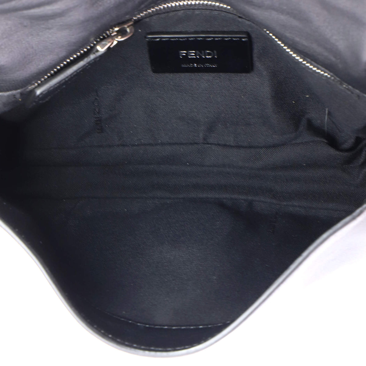 Expandable Flap Bag Zucca Embossed Leather