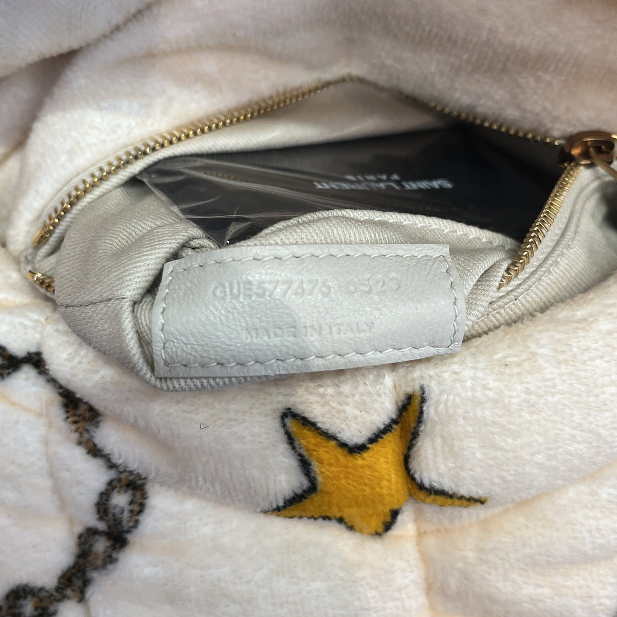 Loulou Puffer Shoulder Bag Quilted Printed Terry Cloth Small