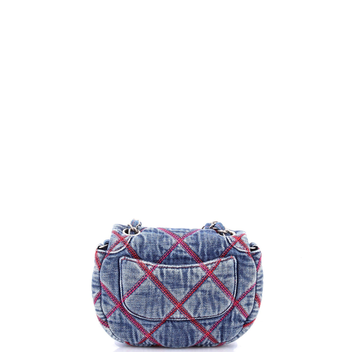 Coco Beach Messenger Bag Quilted Denim Mini