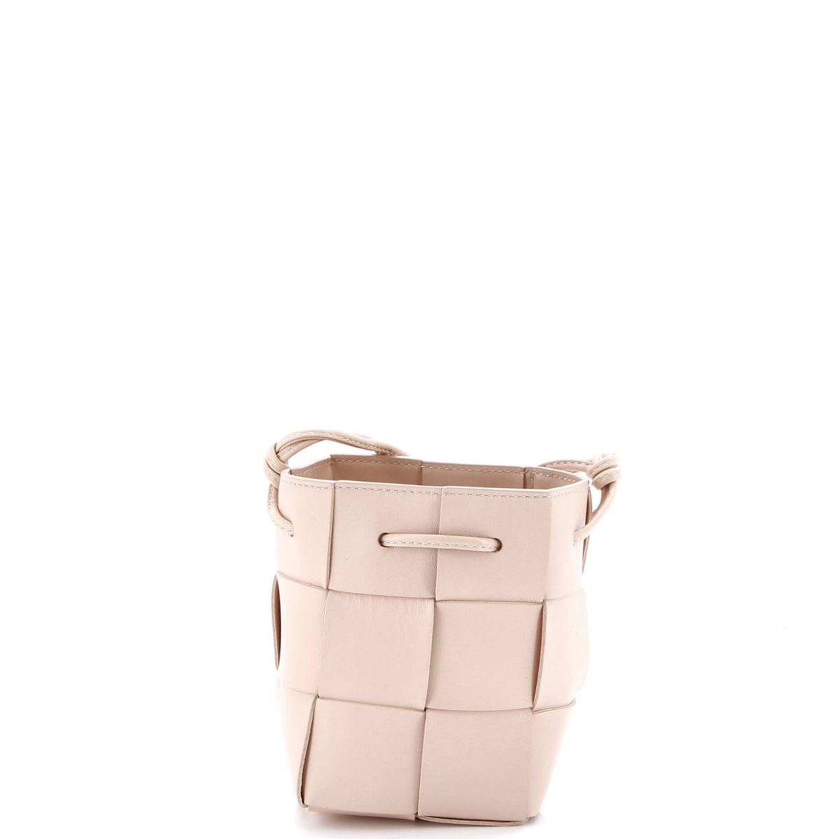 Cassette Bucket Bag Maxi Intrecciato Leather Mini