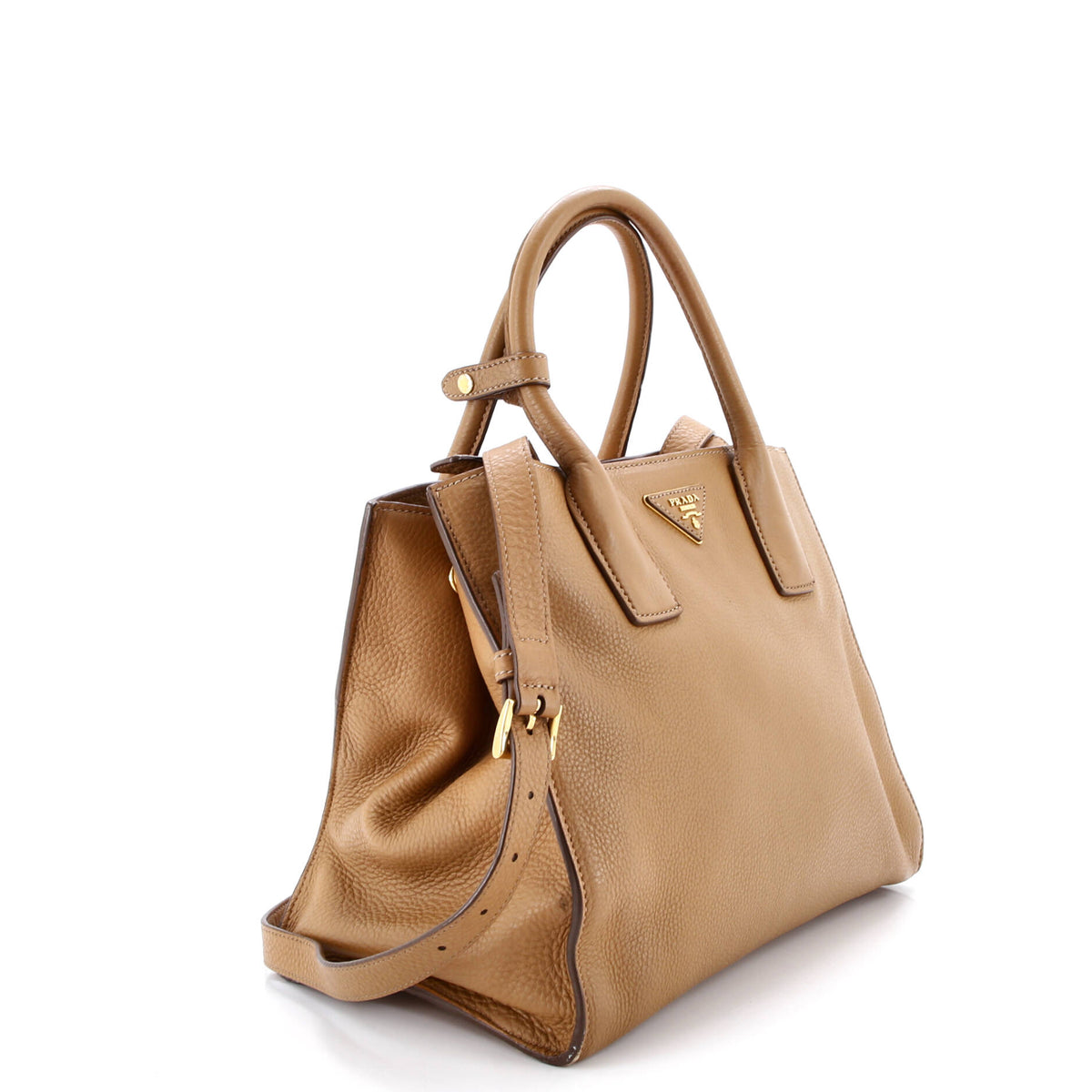 Convertible Shopping Tote Vitello Daino Medium