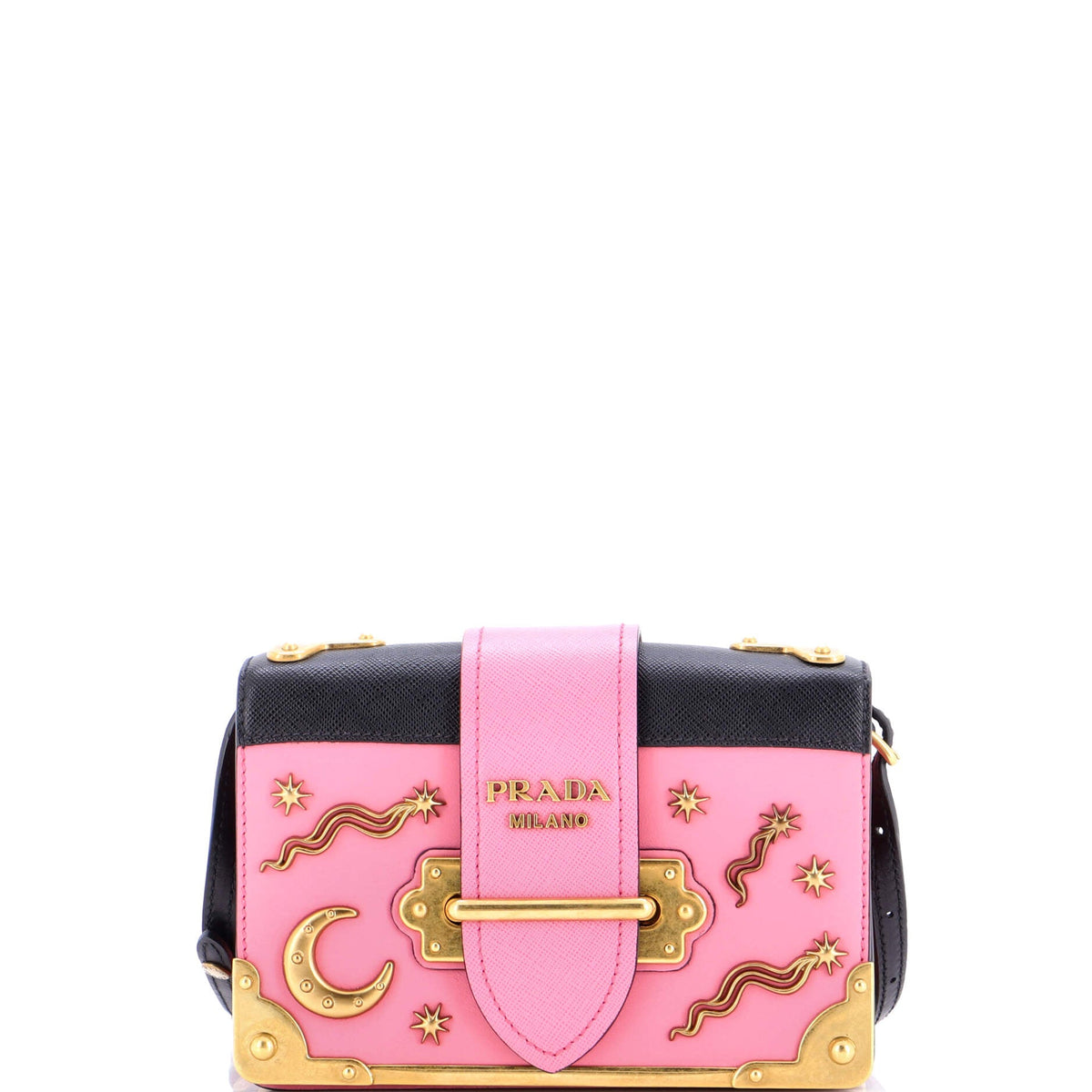 Cahier Crossbody Bag Embellished Leather Small