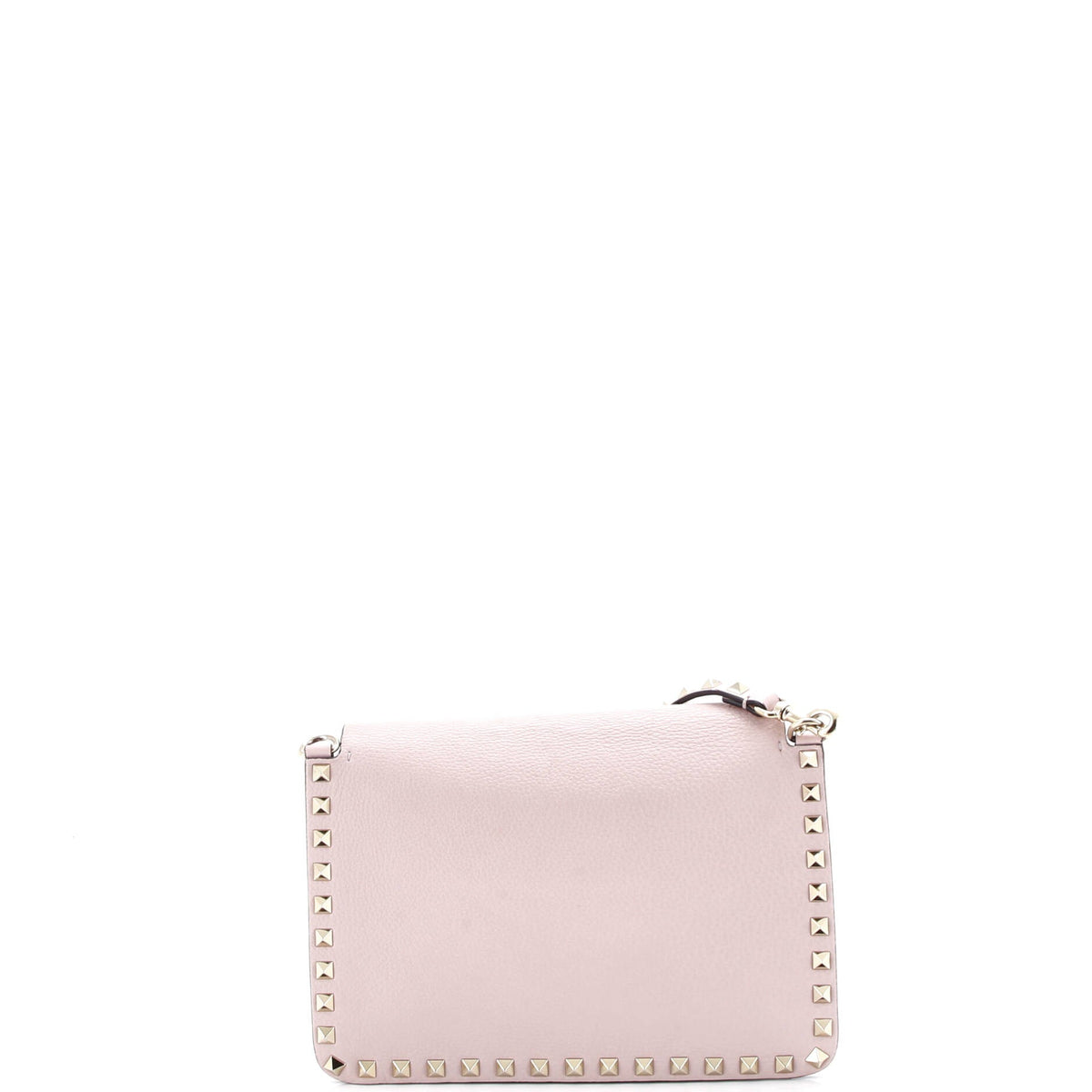 Rockstud Front Handle Flap Bag Leather Small