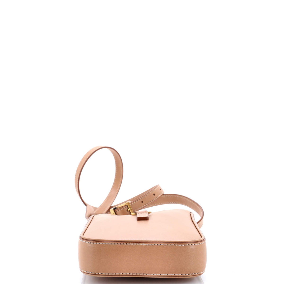 Le 5 a 7 Vertical Shoulder Bag Leather Mini