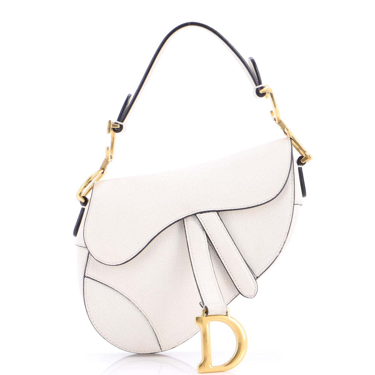 Saddle Handbag Leather Mini