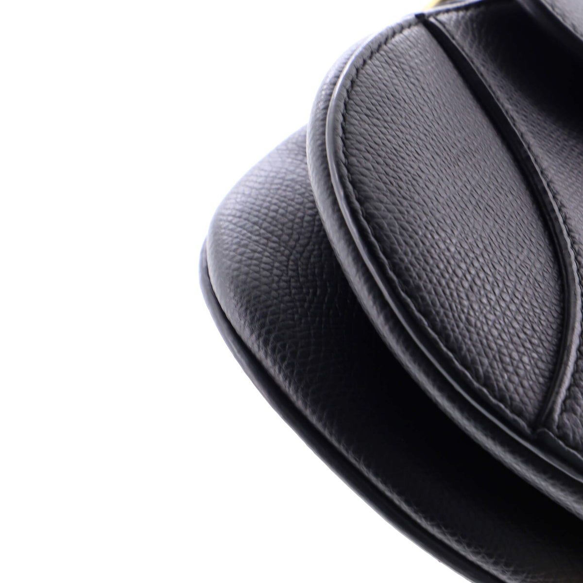 Saddle Handbag Leather Mini