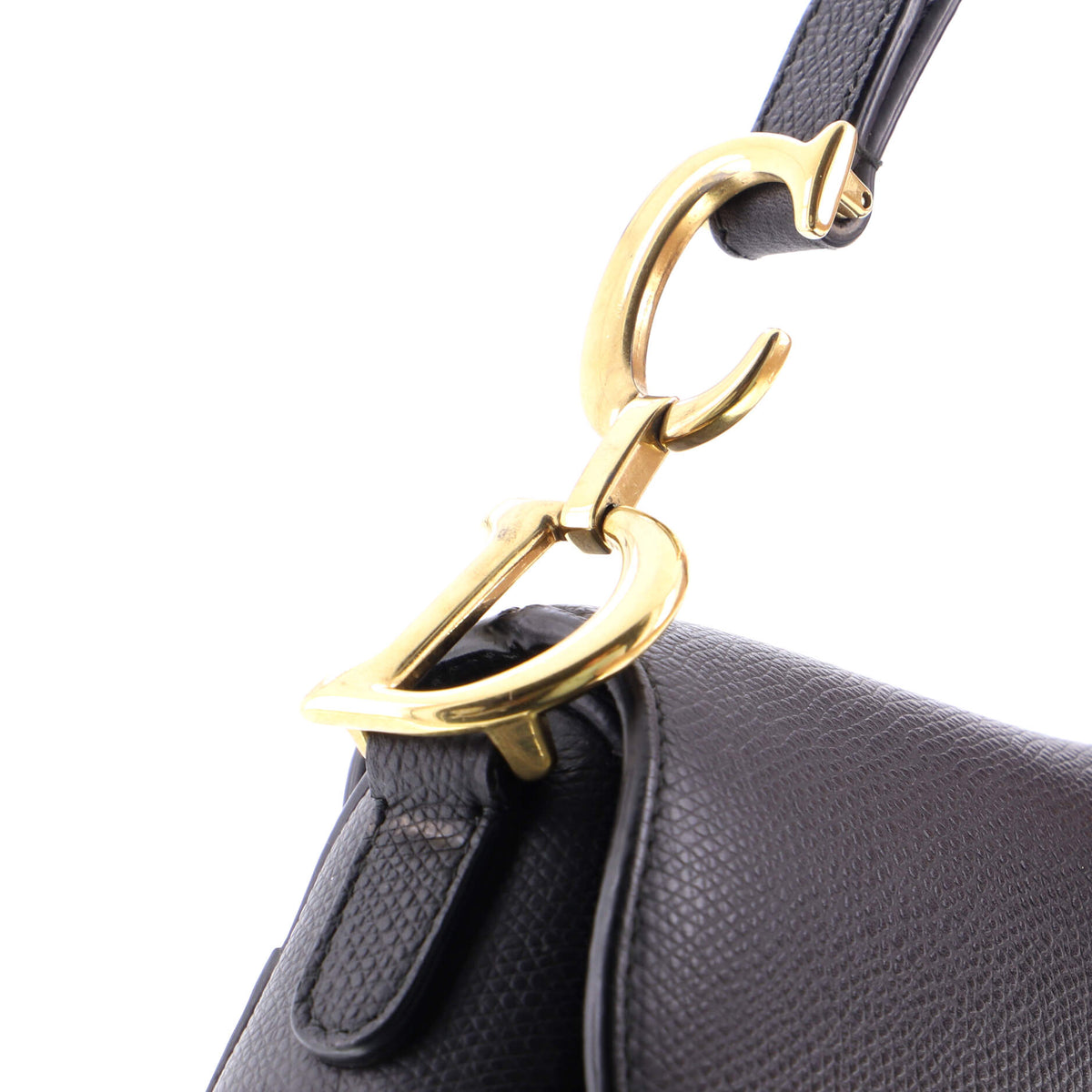 Saddle Handbag Leather Mini