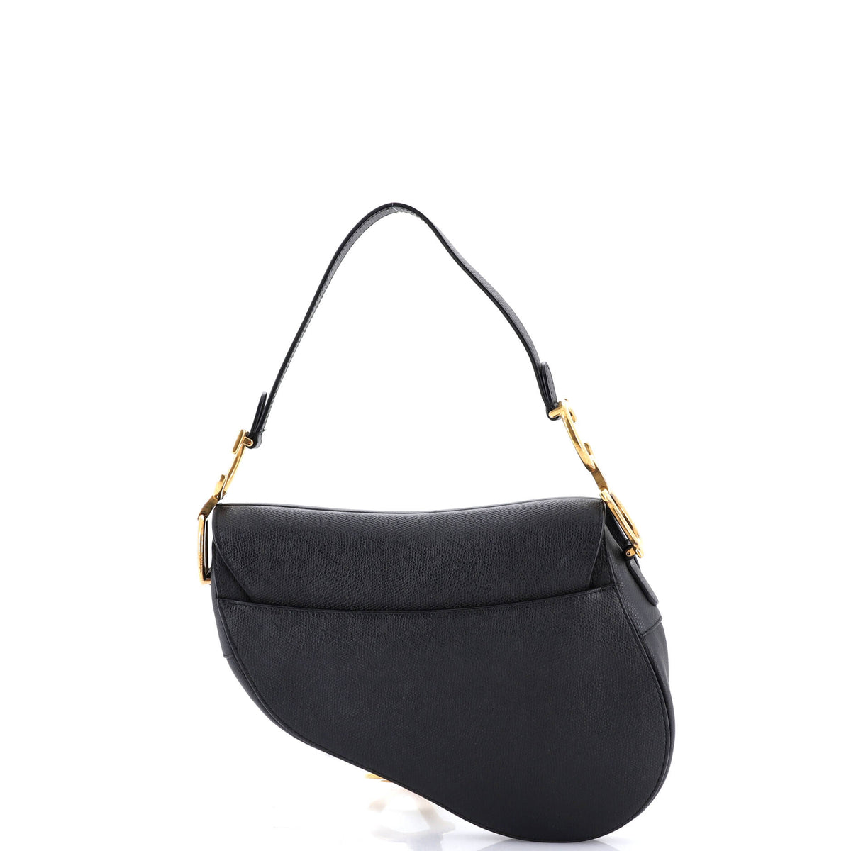 Saddle Handbag Leather Medium