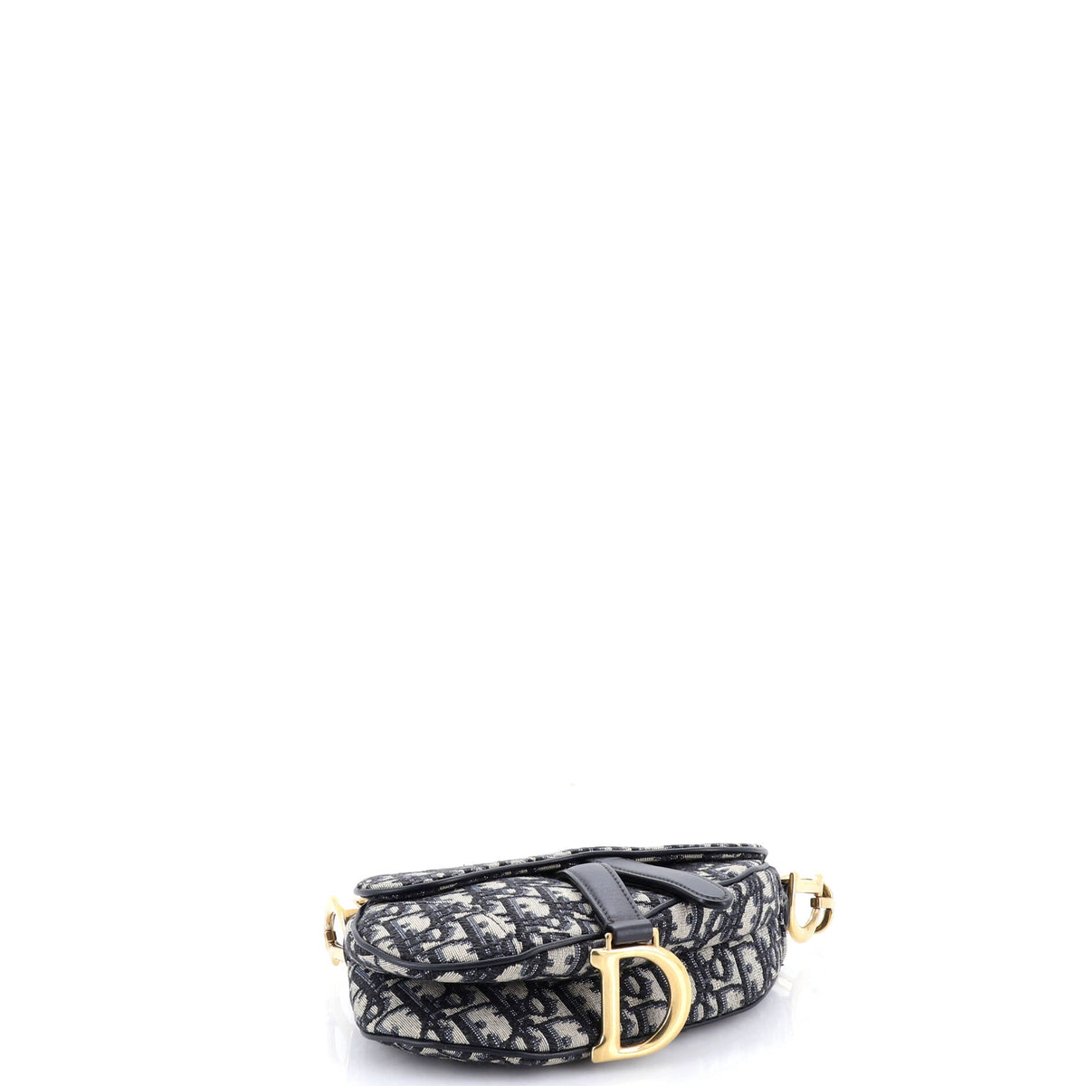 Saddle Handbag Oblique Canvas Mini