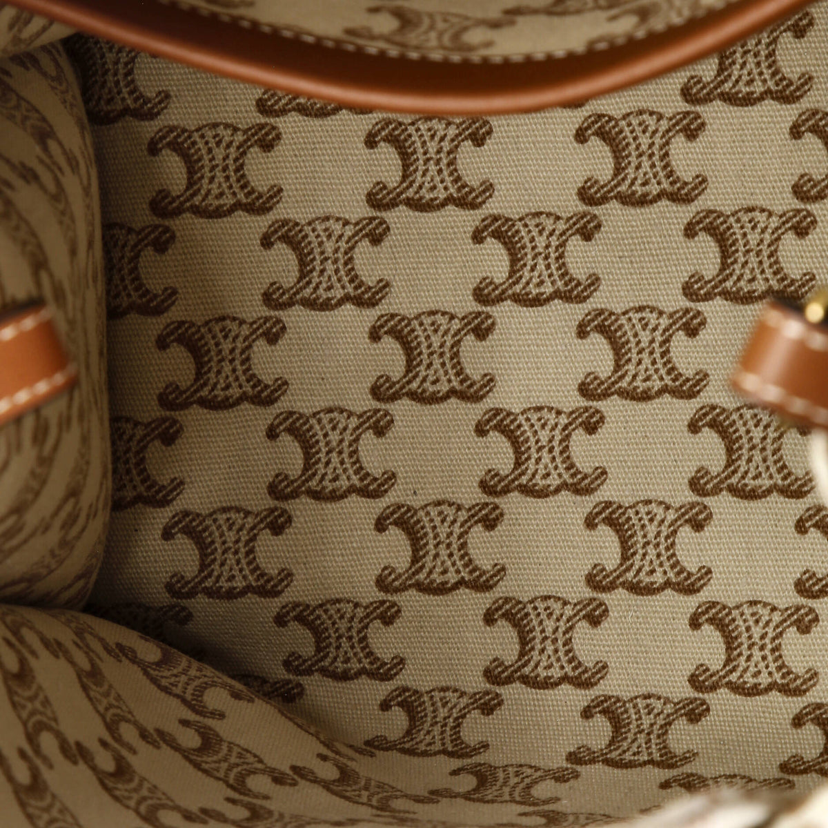 Cabas Thais Tote Triomphe Printed Canvas Small