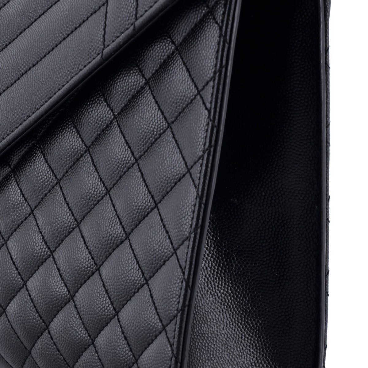 Classic Monogram Envelope Satchel Mixed Matelasse Leather Large