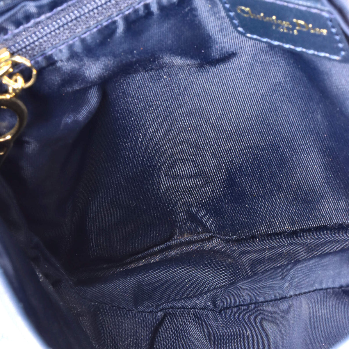 Vintage Saddle Bag Diorissimo Canvas Medium
