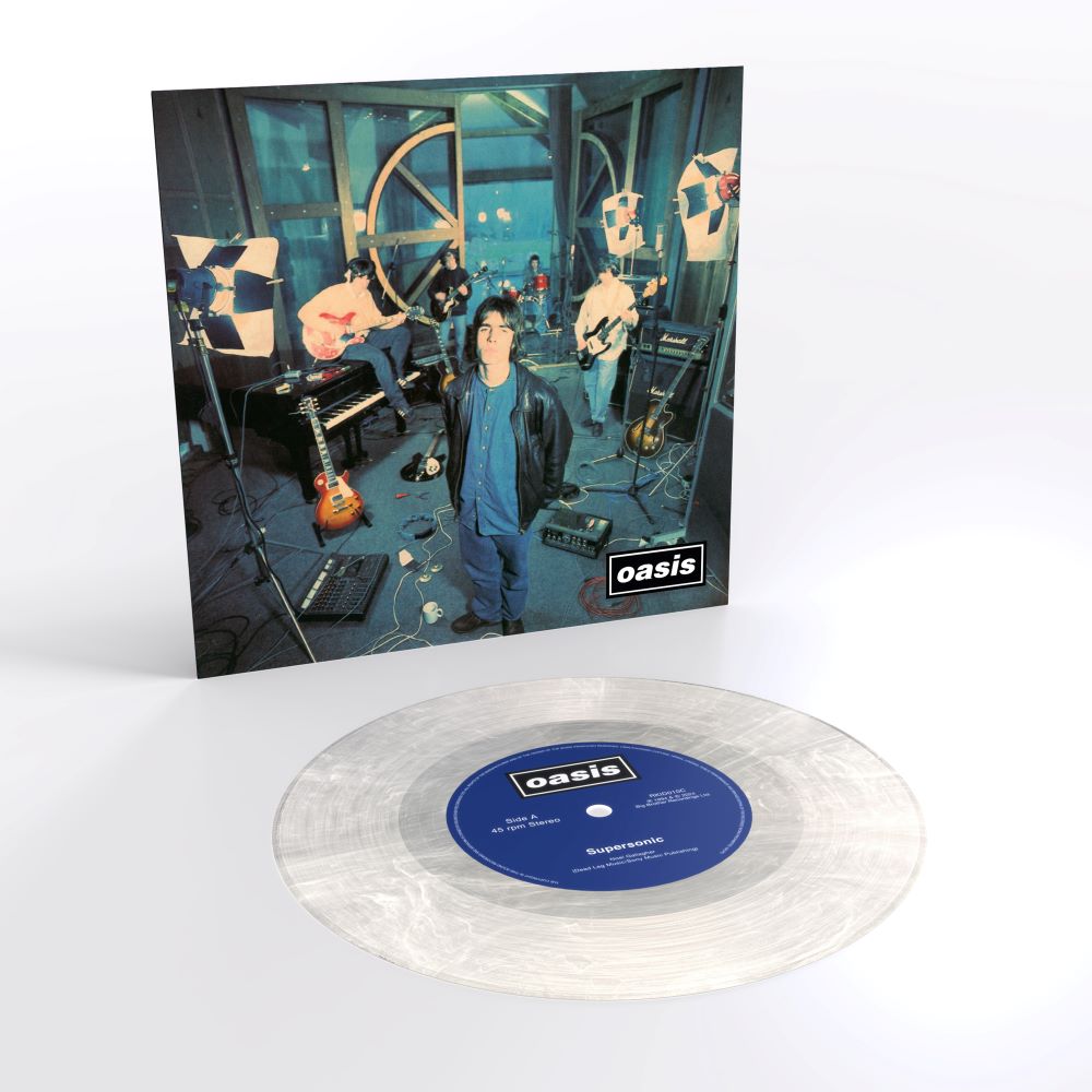 Oasis Supersonic Vinyl 7'' Single Pearl Colour 2024
