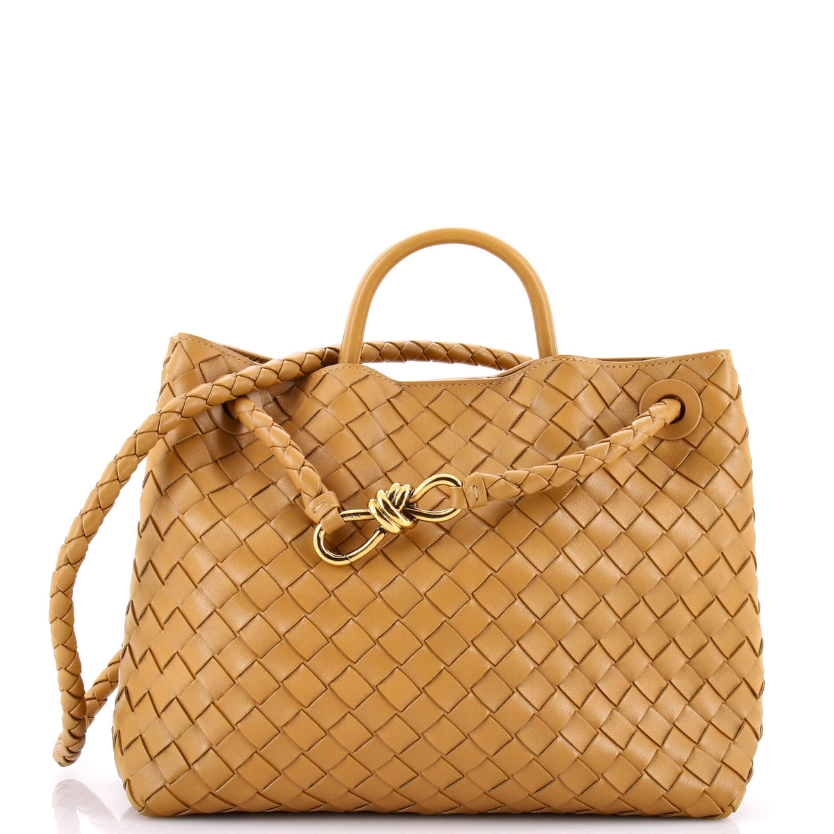 Andiamo Top Handle Bag Intrecciato Nappa Medium