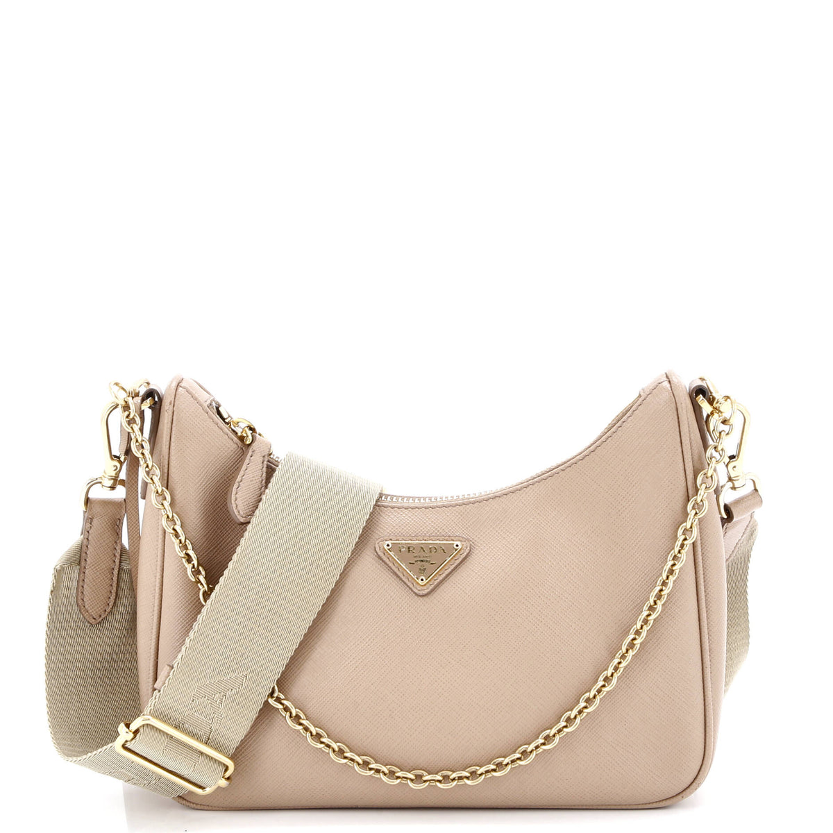 Re-Edition 2005 Shoulder Bag Saffiano Leather Small