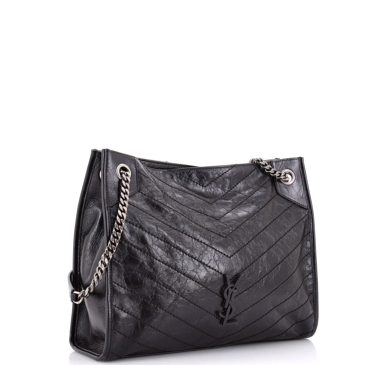 Niki Shopping Tote Matelasse Chevron Leather Medium