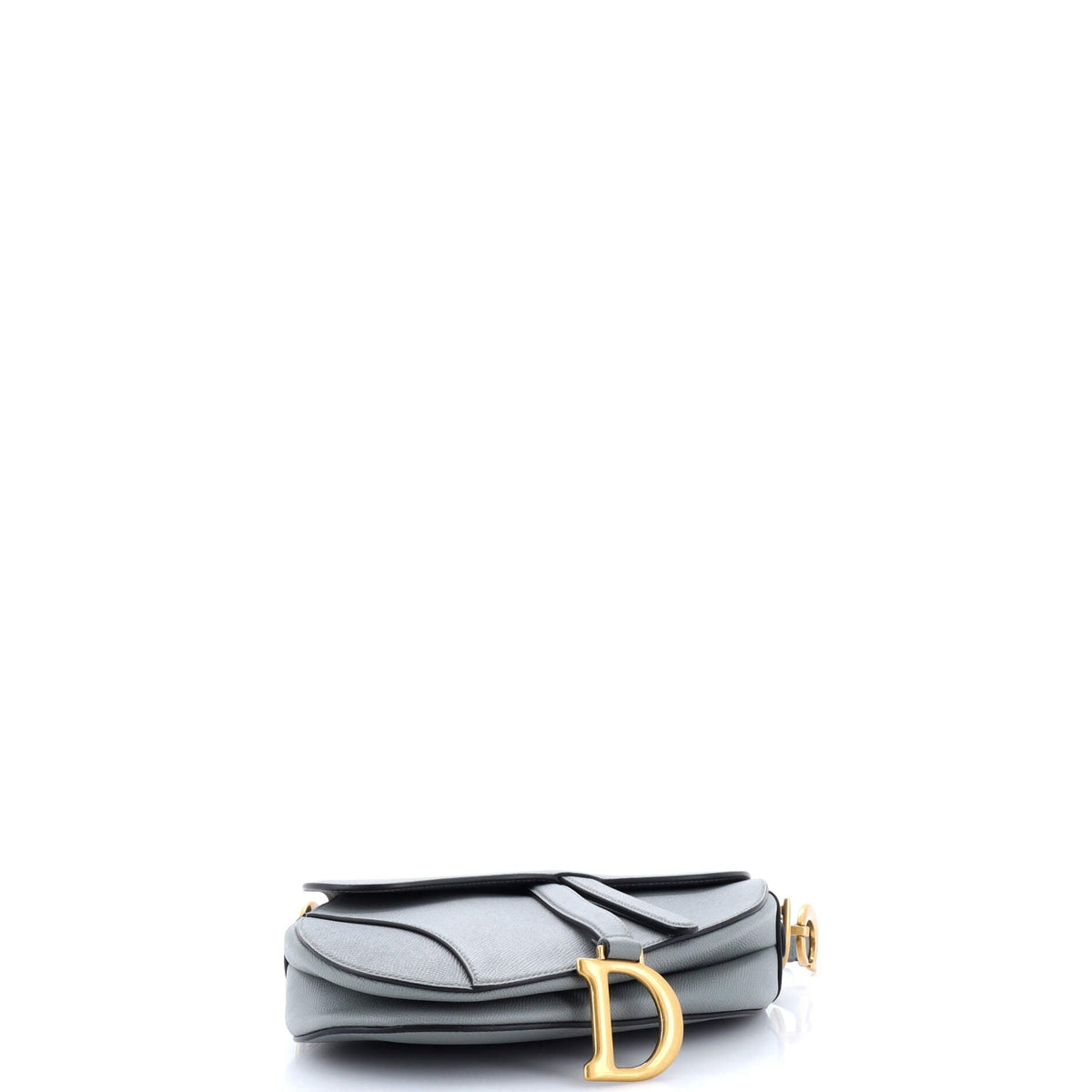 Saddle Handbag with Strap Leather Medium