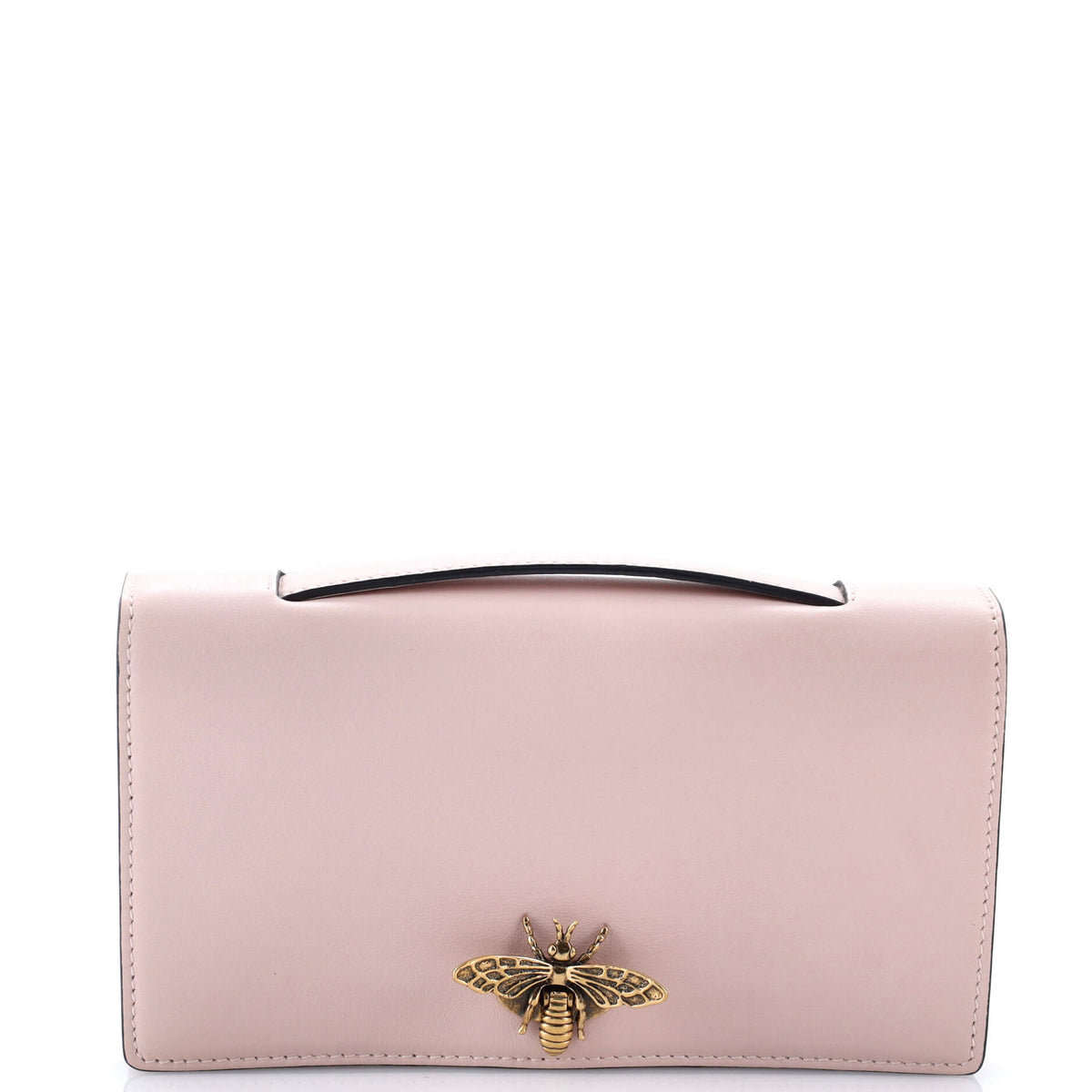Bee Clutch Leather