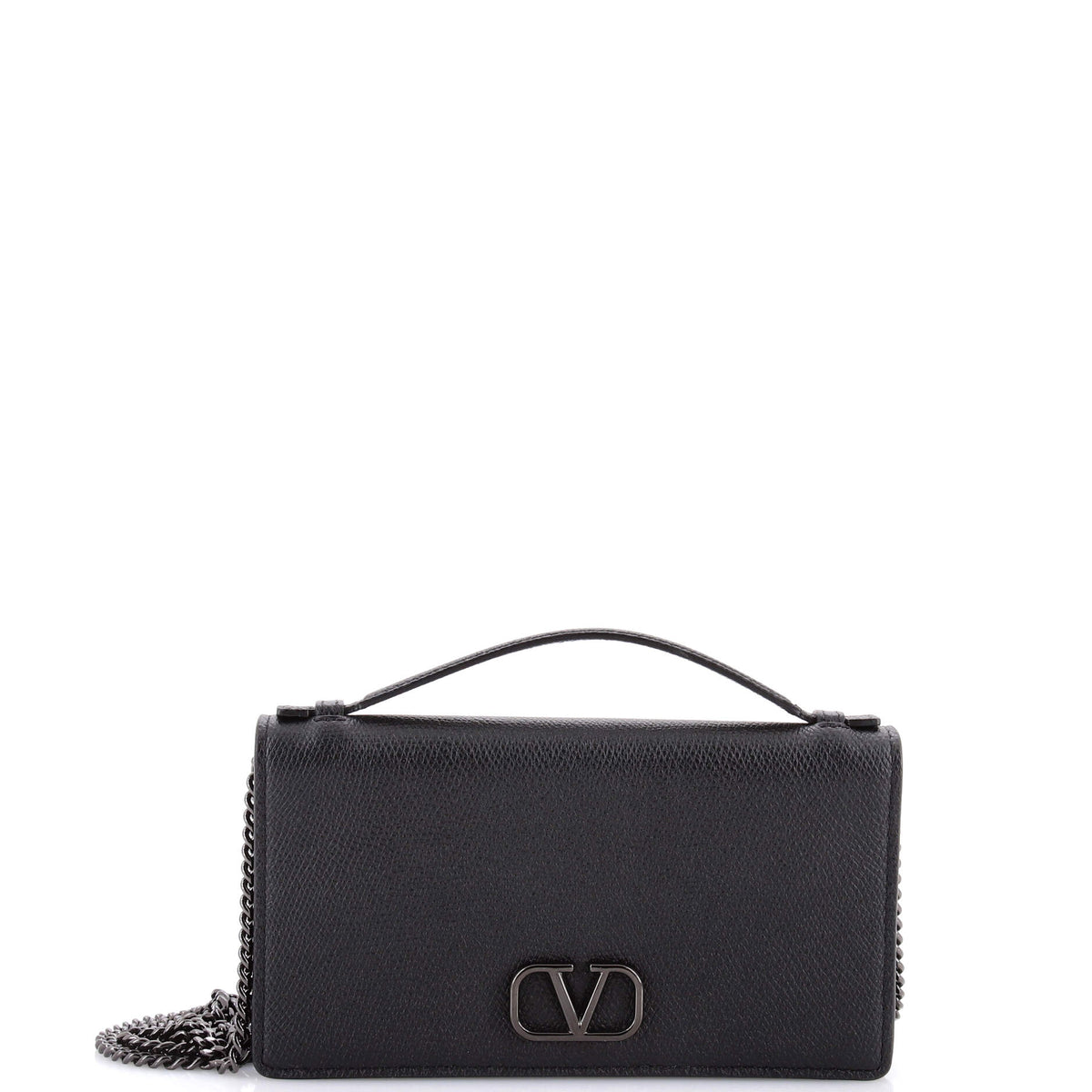 VLogo Signature Wallet on Chain Leather