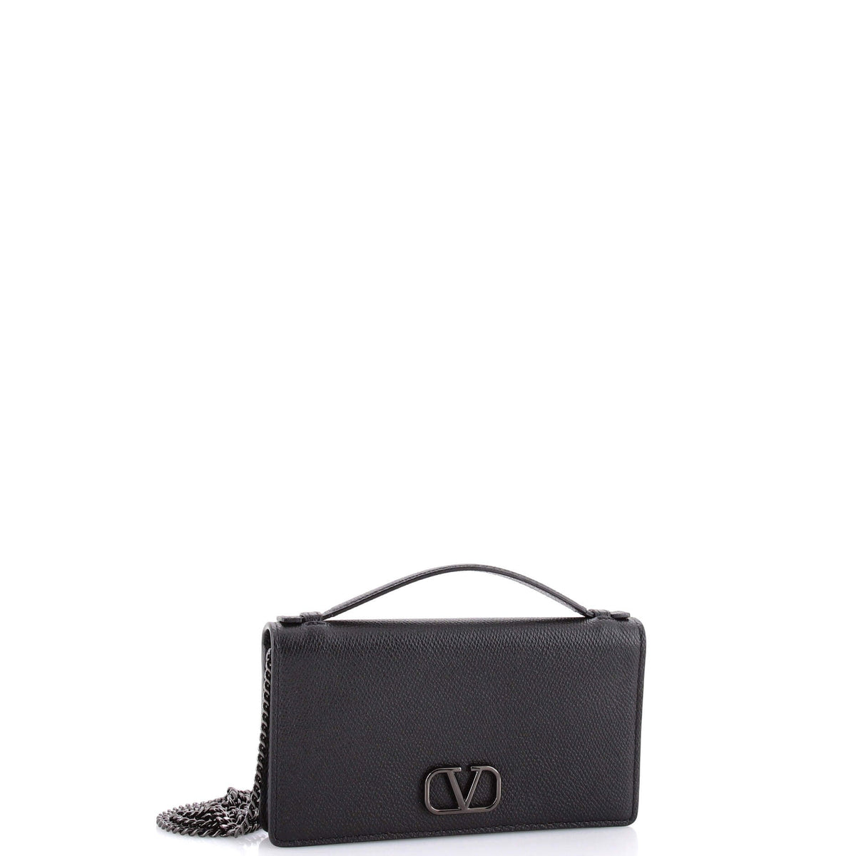 VLogo Signature Wallet on Chain Leather