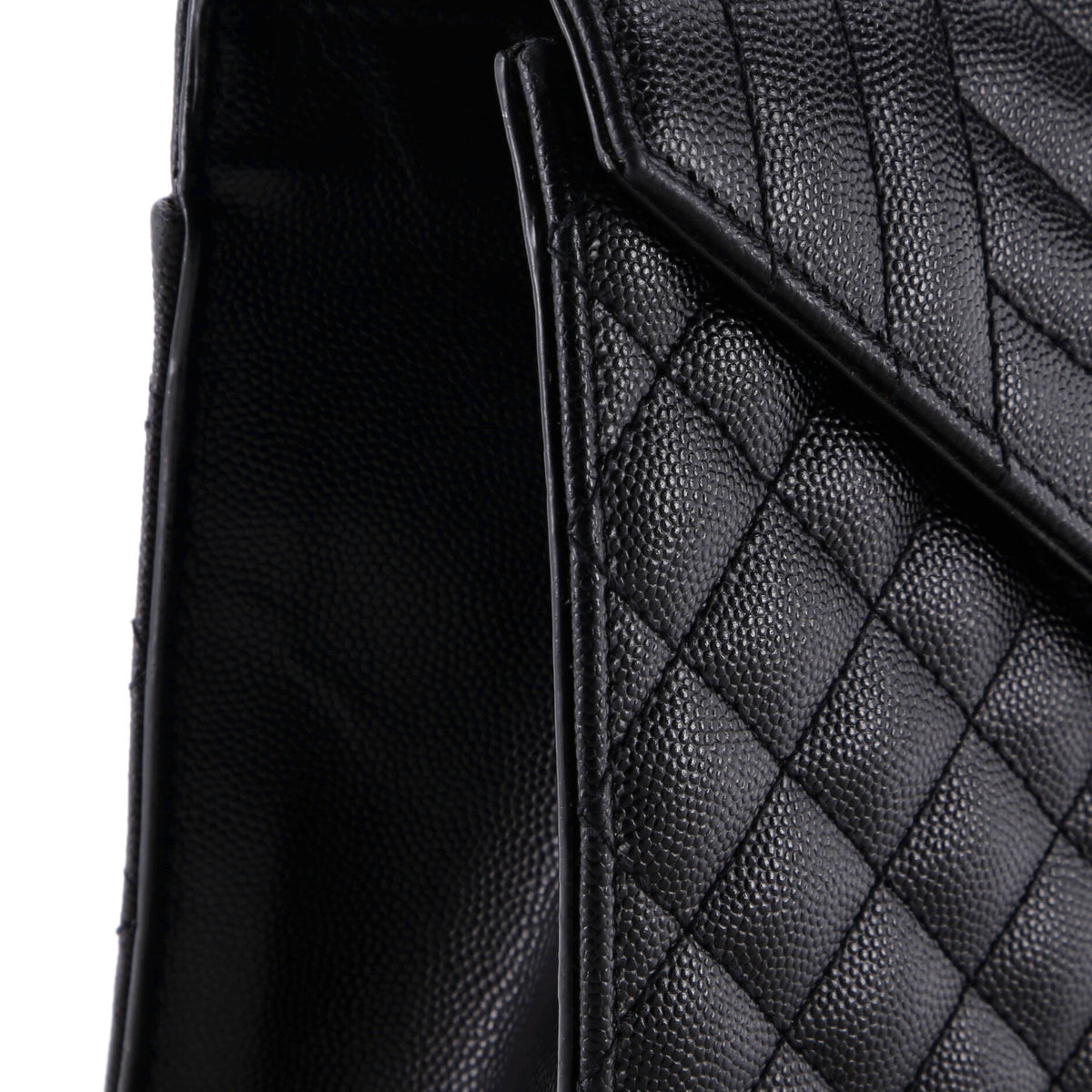 Classic Monogram Envelope Satchel Mixed Matelasse Leather Large
