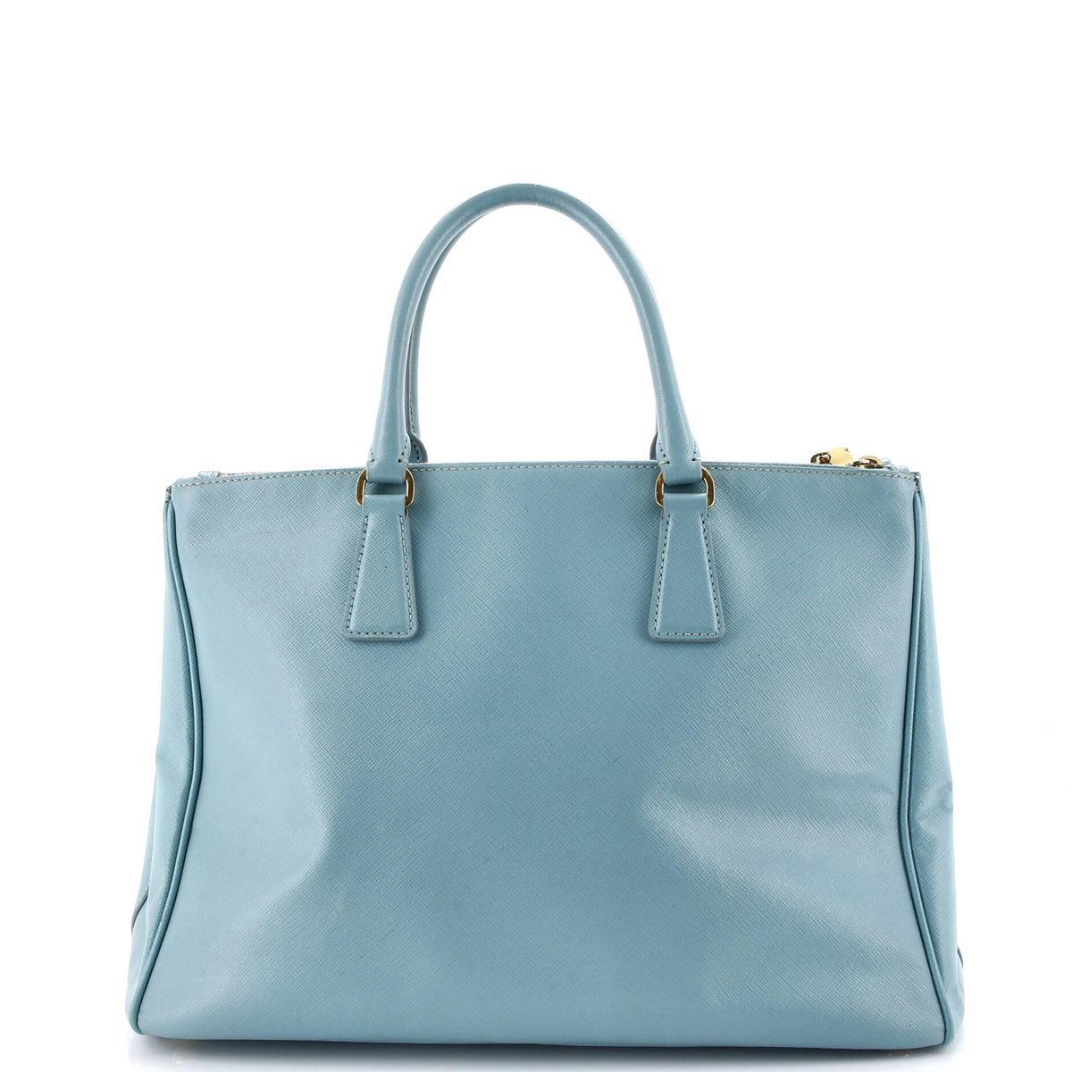 Double Zip Lux Tote Saffiano Leather Large
