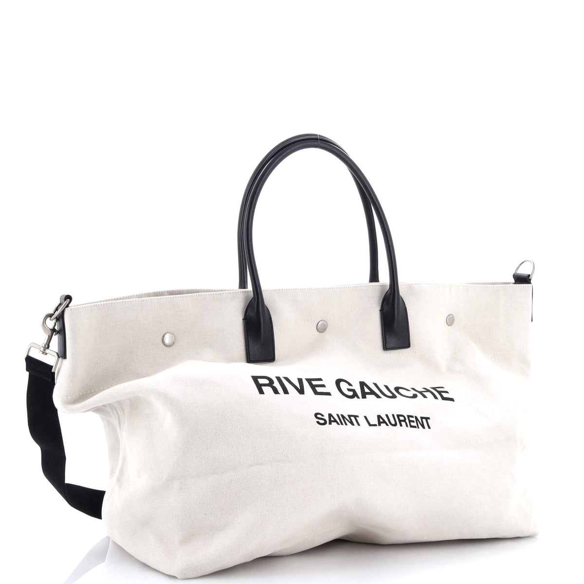 Rive Gauche Shopper Tote Canvas Maxi