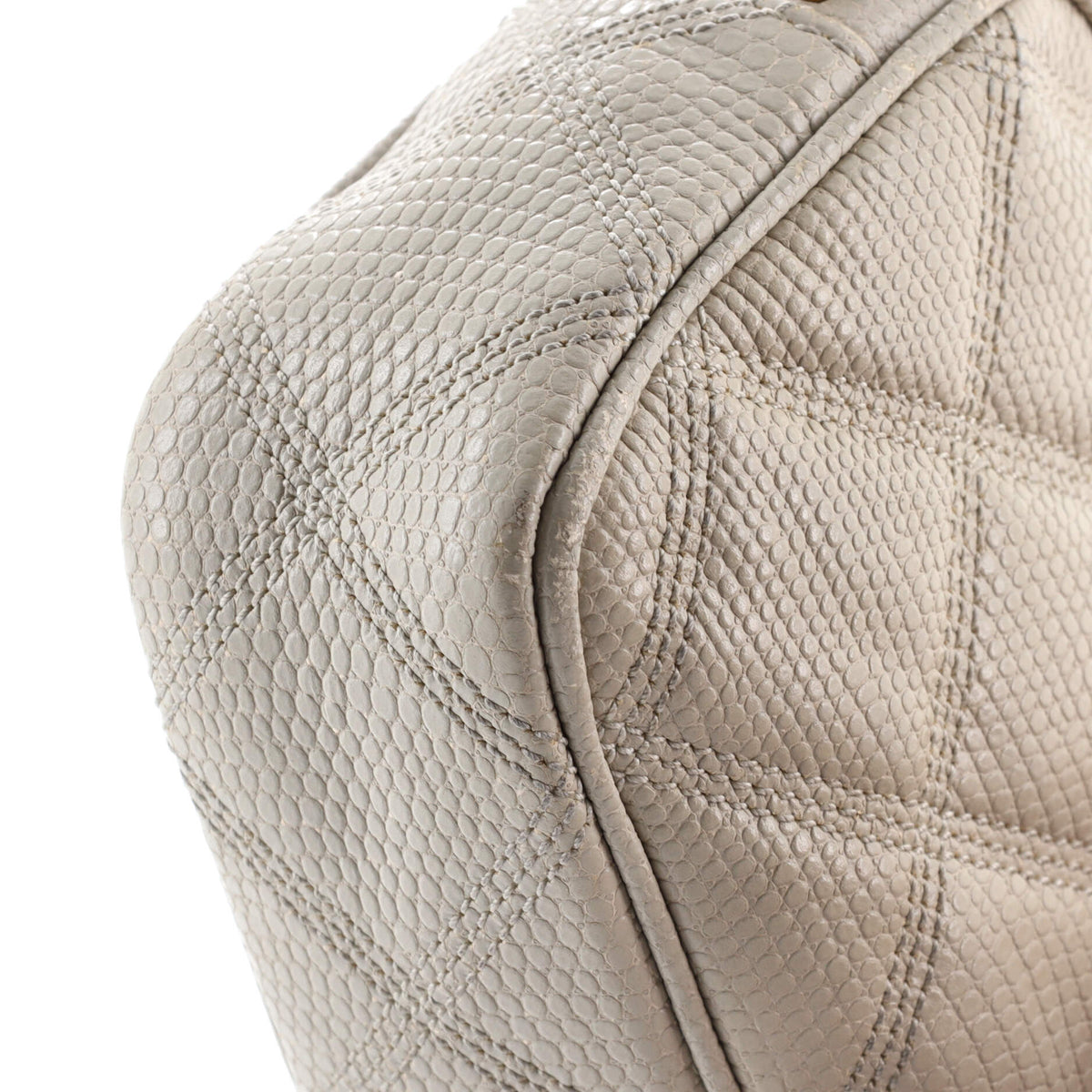 Becky Camera Bag Quilted Lizard Embossed
