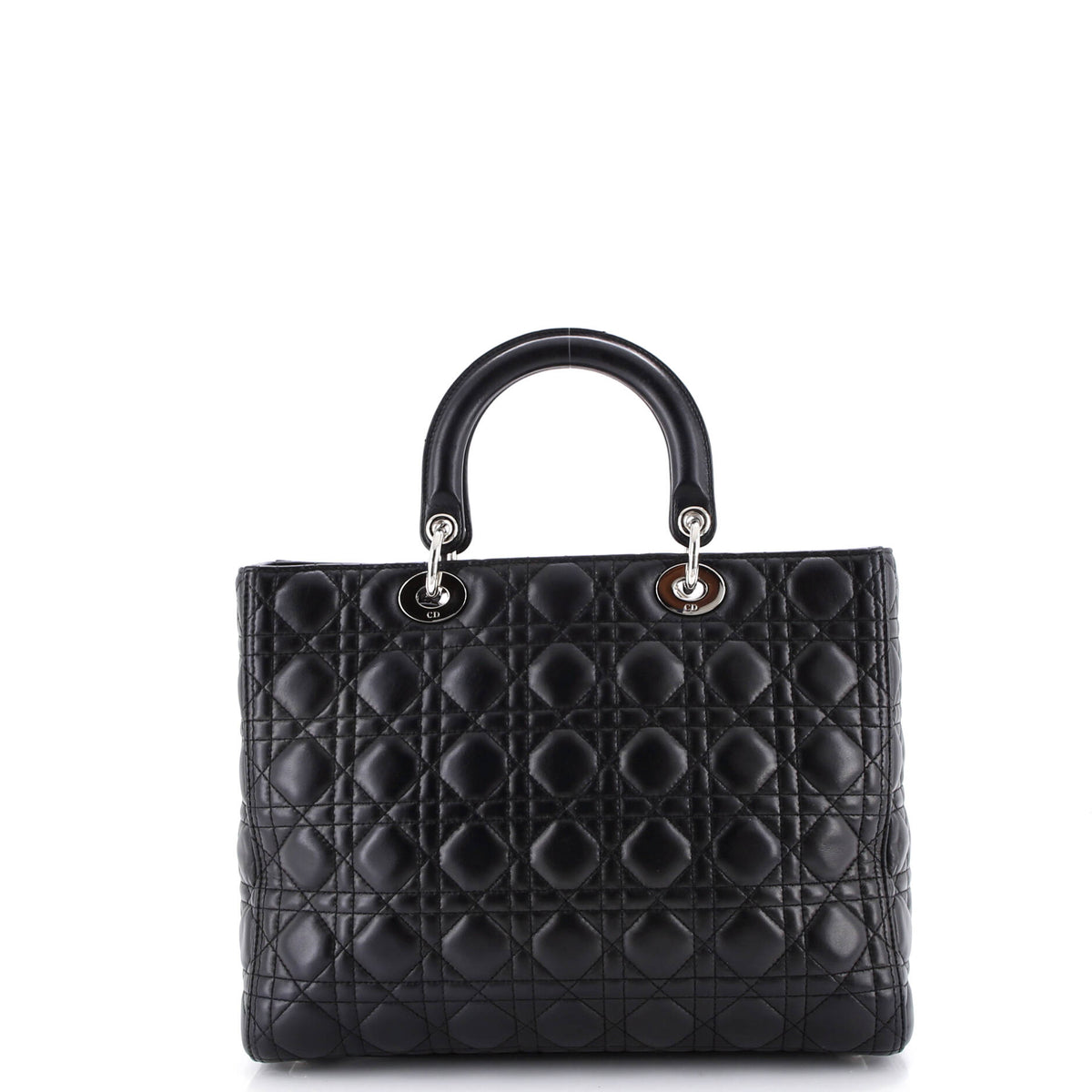 Lady Dior Bag Cannage Quilt Lambskin Large