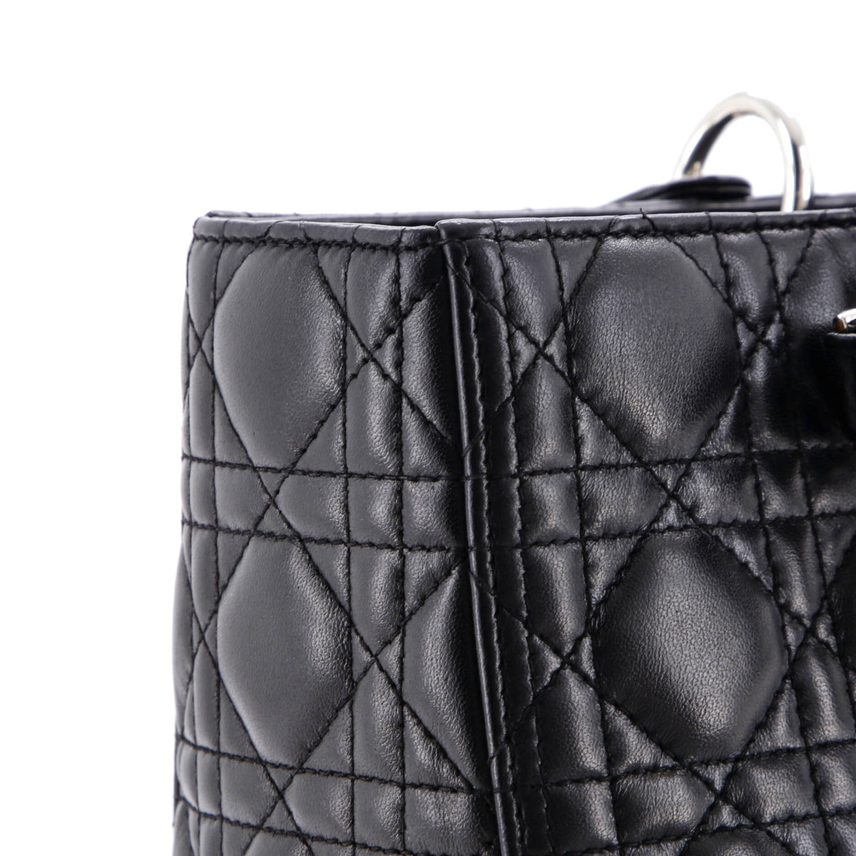 Lady Dior Bag Cannage Quilt Lambskin Large