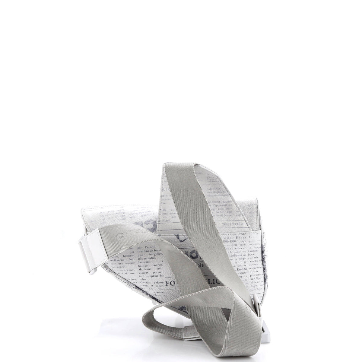 Daniel Arsham Saddle Crossbody Bag Printed Leather