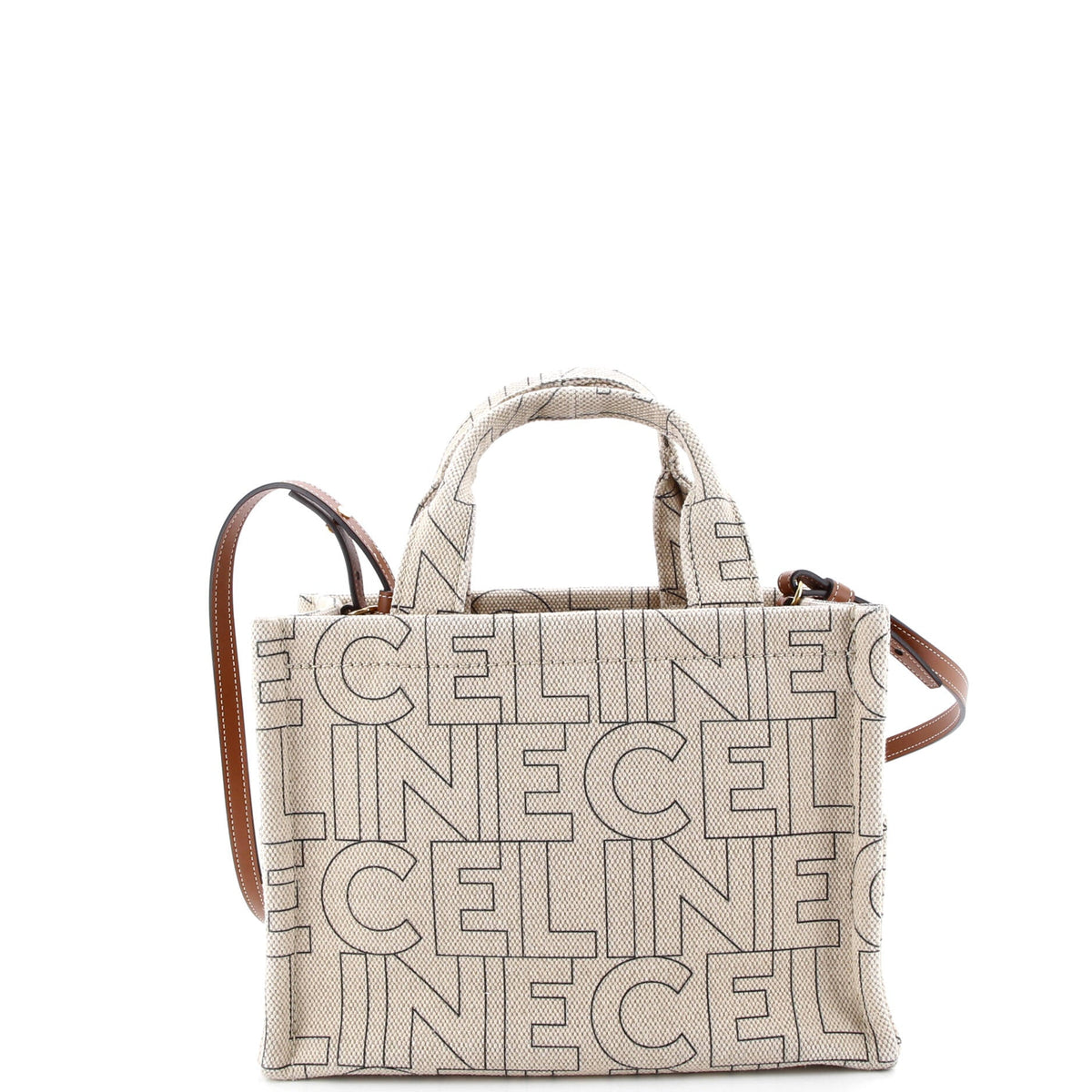 Cabas Thais Tote Triomphe Printed Canvas Small