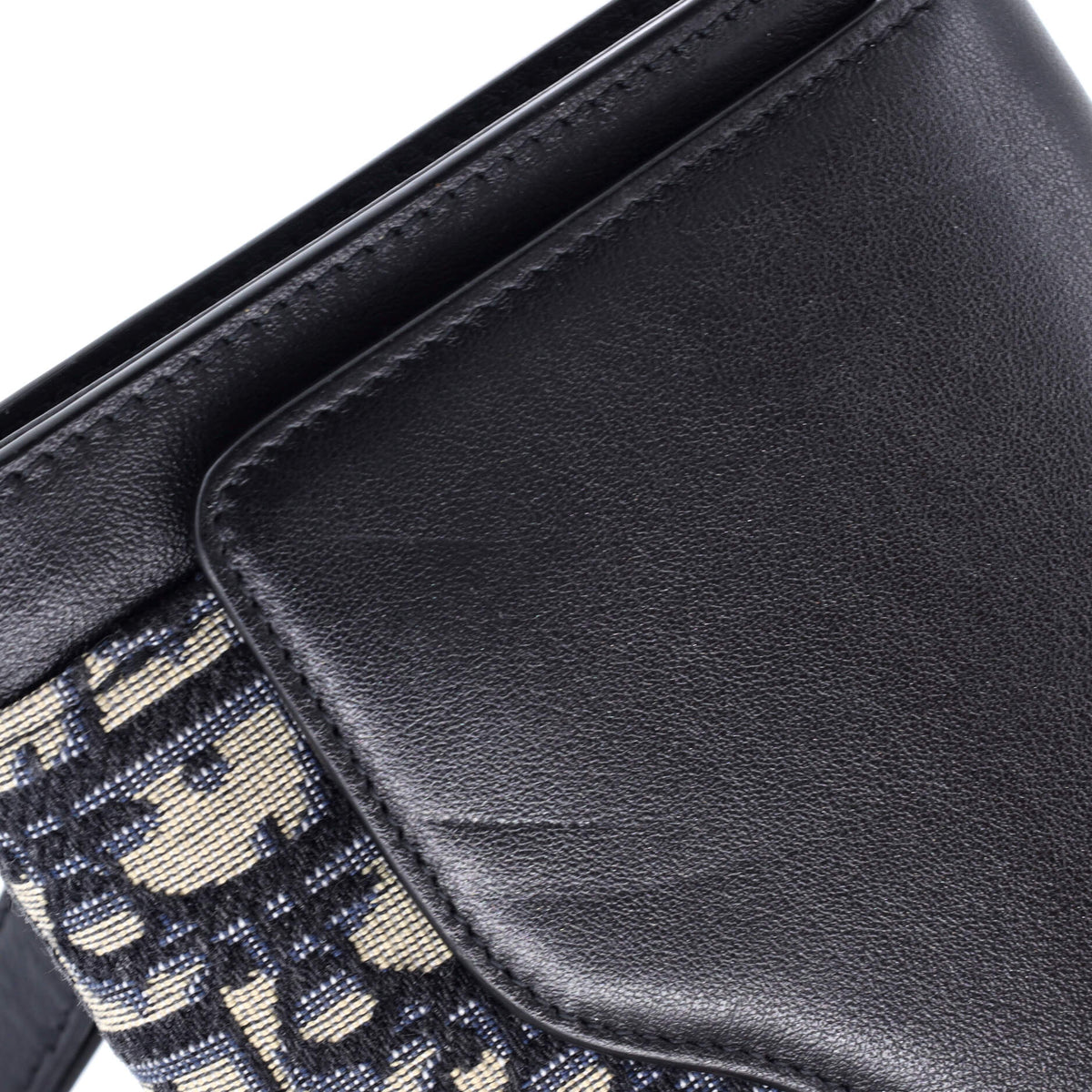 Elite Shoulder Pouch Oblique Canvas and Calfskin
