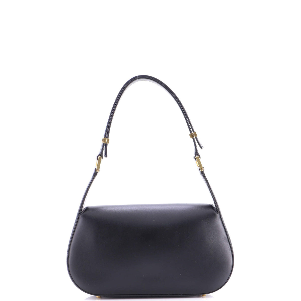 VLogo Chain Flap Shoulder Bag Leather Medium