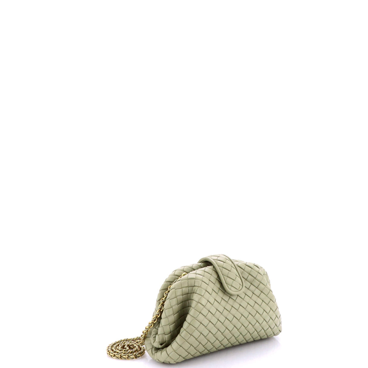 Lauren 1980 Clutch with Chain Intrecciato Nappa Teen