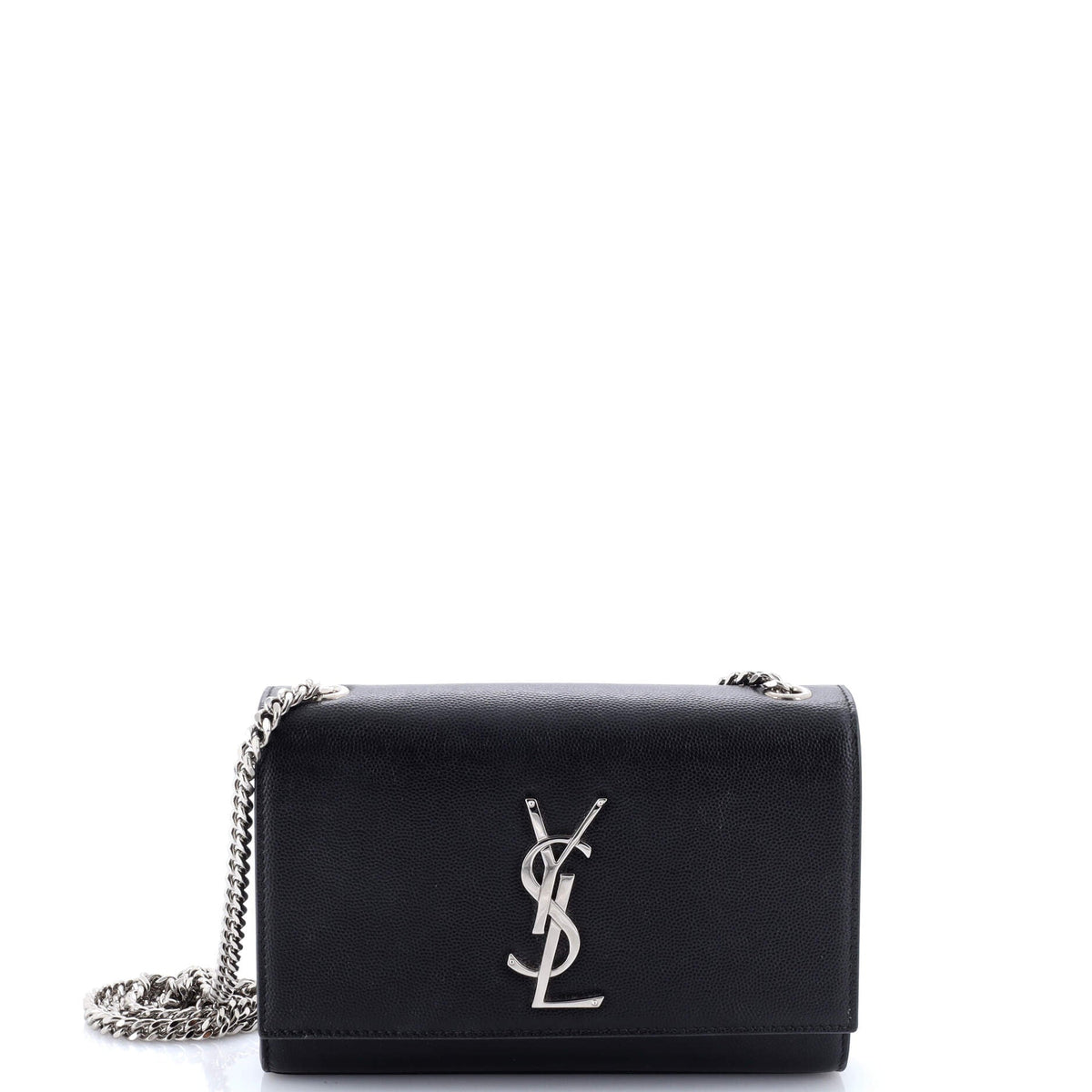 Classic Monogram Crossbody Bag Grainy Leather Small